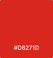Color #D8271D