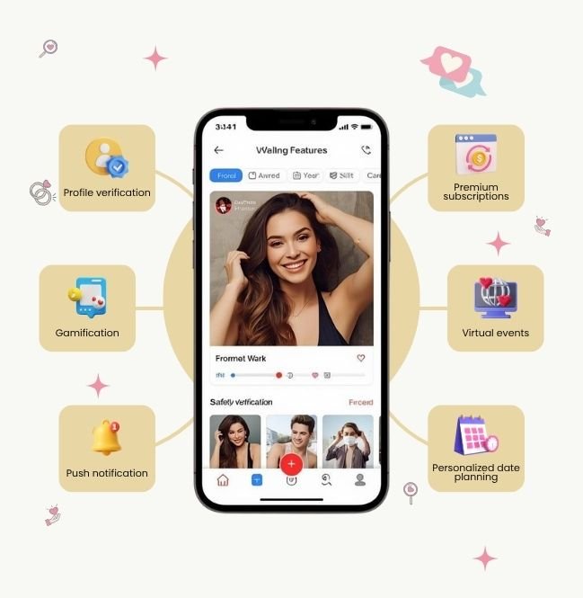 Innovative features for modern dating apps