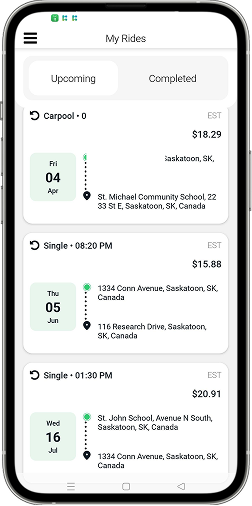 Smart Ride Sharing Solution